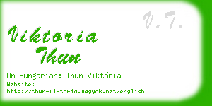 viktoria thun business card